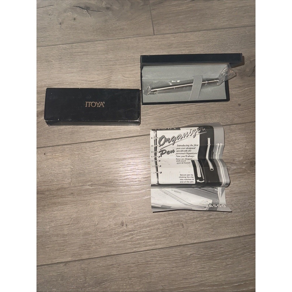 NEW Itoya A500 Organizer Pen W/box Personal Organizer Pen